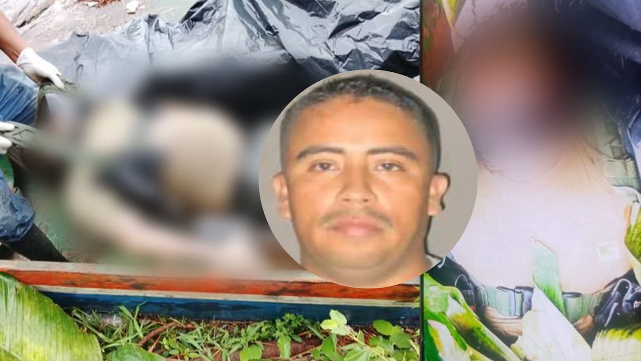 El cuerpo sin vida de alias Gonzalito.