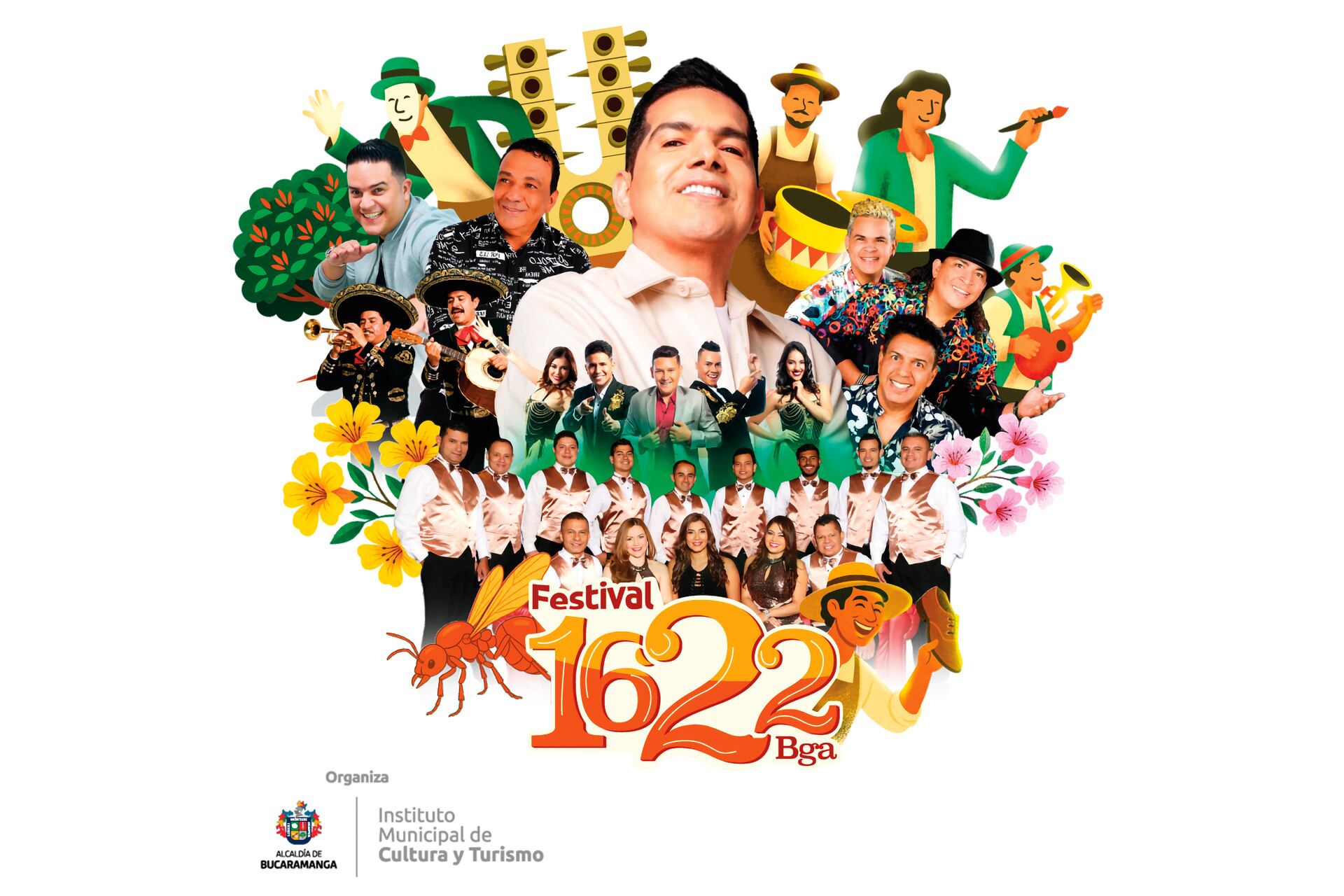 Más de 50 eventos, nueve festivales, 
novenas tradicionales y un concierto 
multitudinario marcarán el Festival 1622, 
una celebración sin precedentes en la 
Ciudad Bonita del 12 al 22 de diciembre.