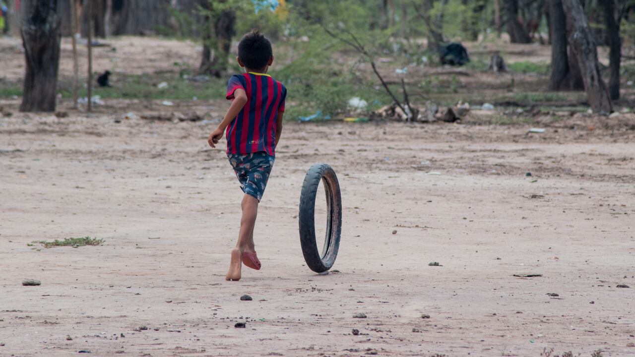 Los menores crecen sin poder comer las tres veces al día.