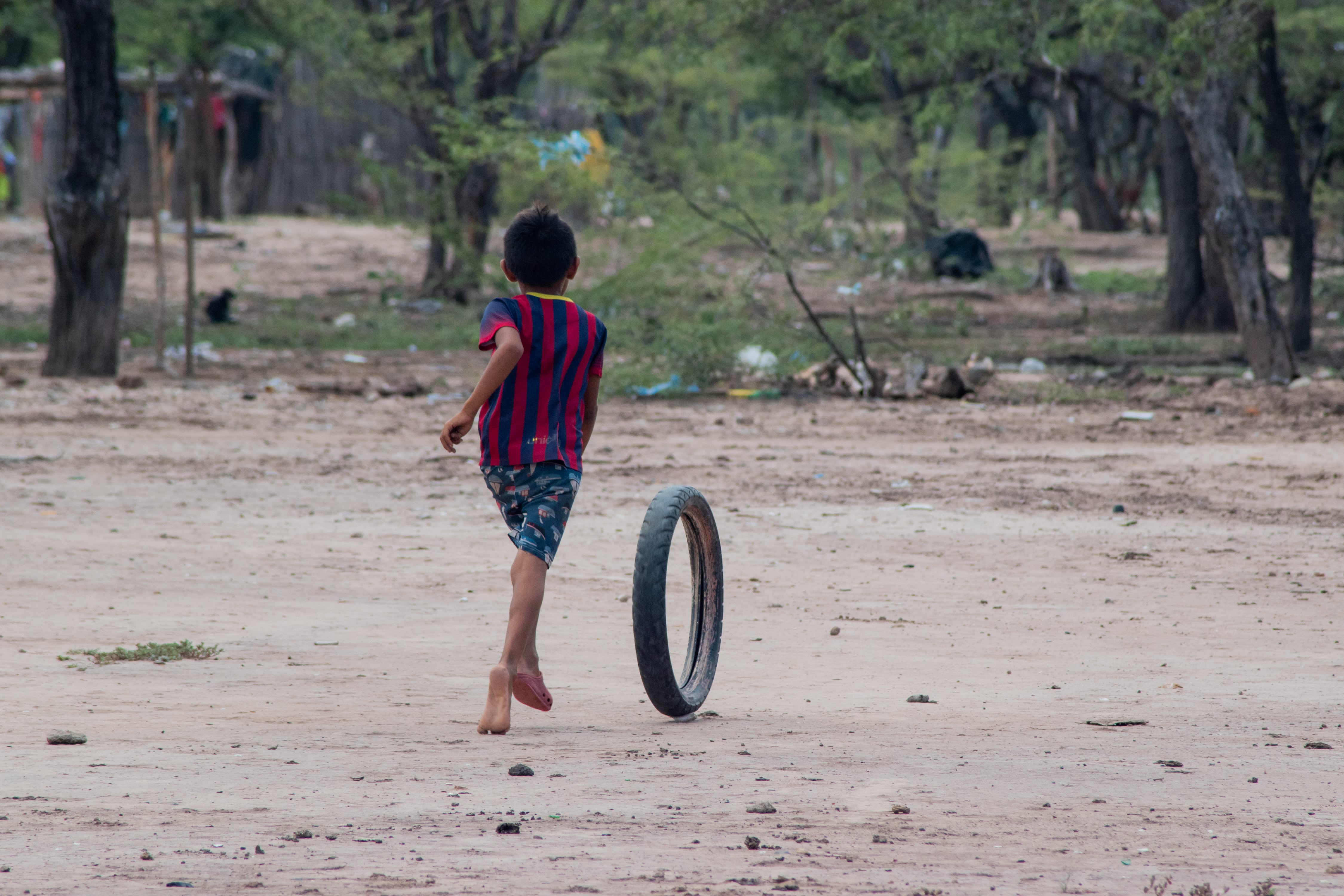 Los menores crecen sin poder comer las tres veces al día.