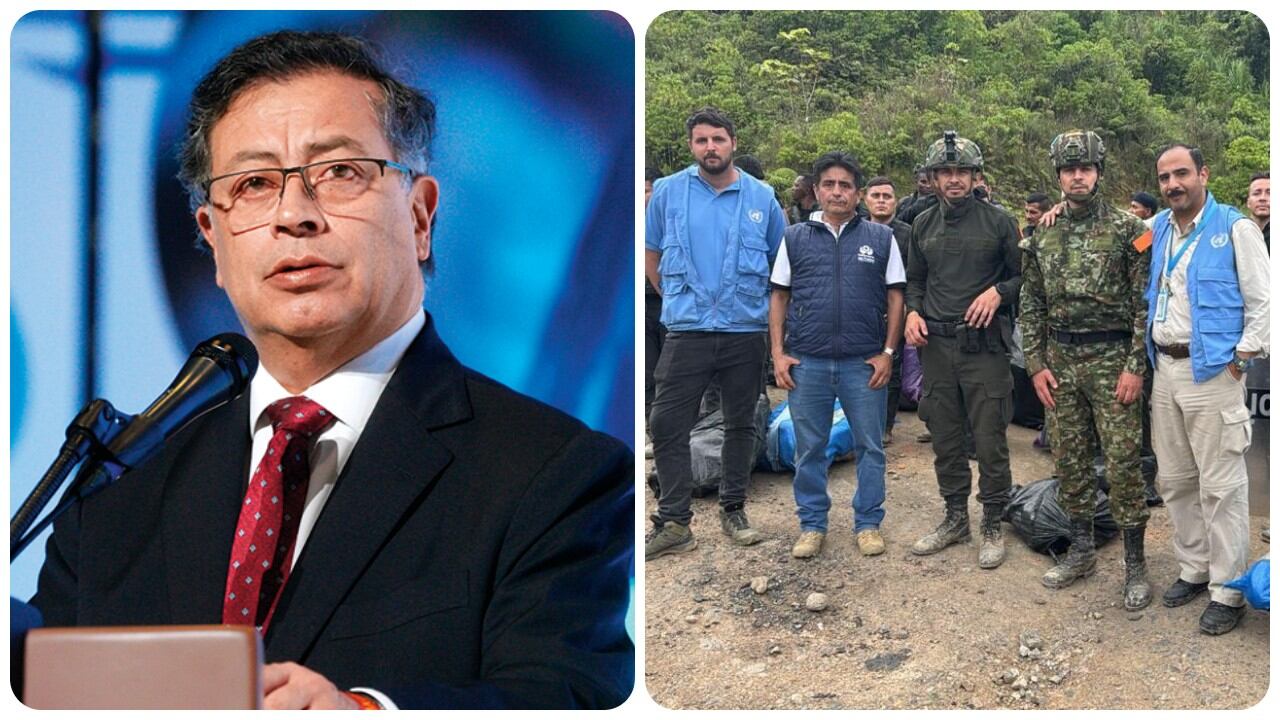 El presidente de la República, Gustavo Petro, se refirió a la liberación de los uniformados en El Plateado.