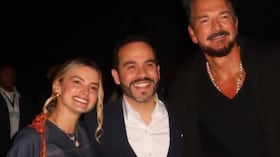 Ana Lucía Pineda, Abelardo De La Espriella y Ricardo Arjona.