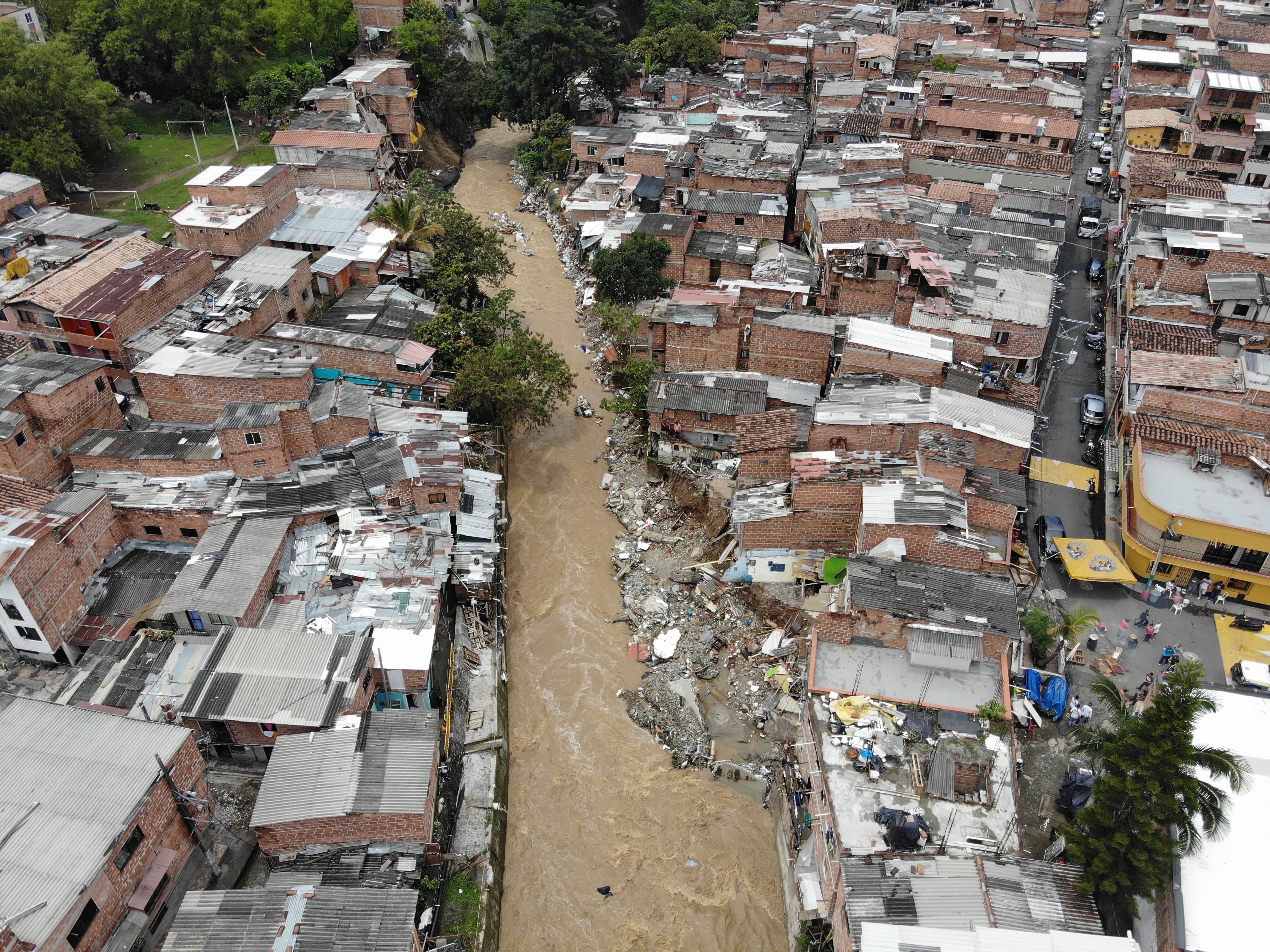 Emergencias por cuenta de las lluvias en Antioquia.