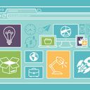 Ilustración que representa la interfaz del navegador Google Chrome.