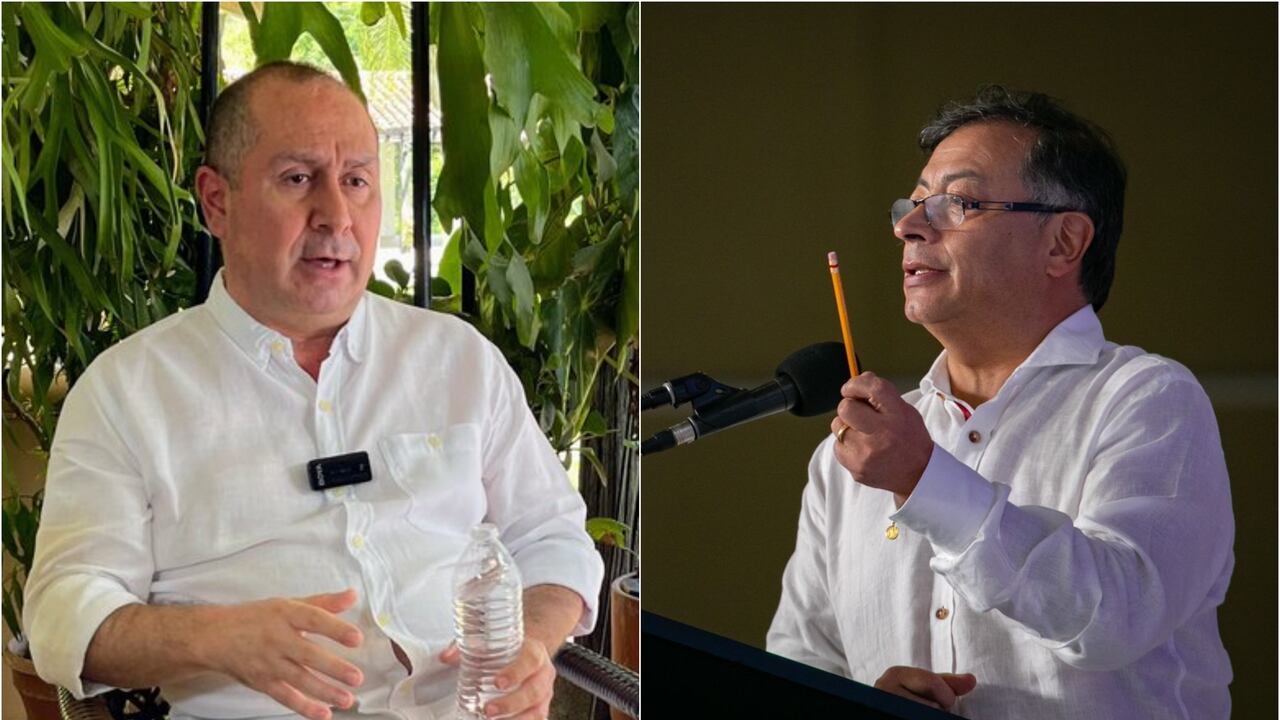 Alcalde de Tuluá Gustavo Vélez y el presidente Gustavo Petro