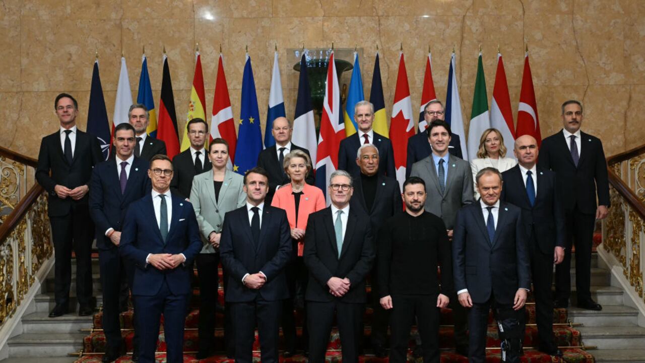 Líderes europeos se reunieron el Londres para tratar la seguridad de Ucrania.