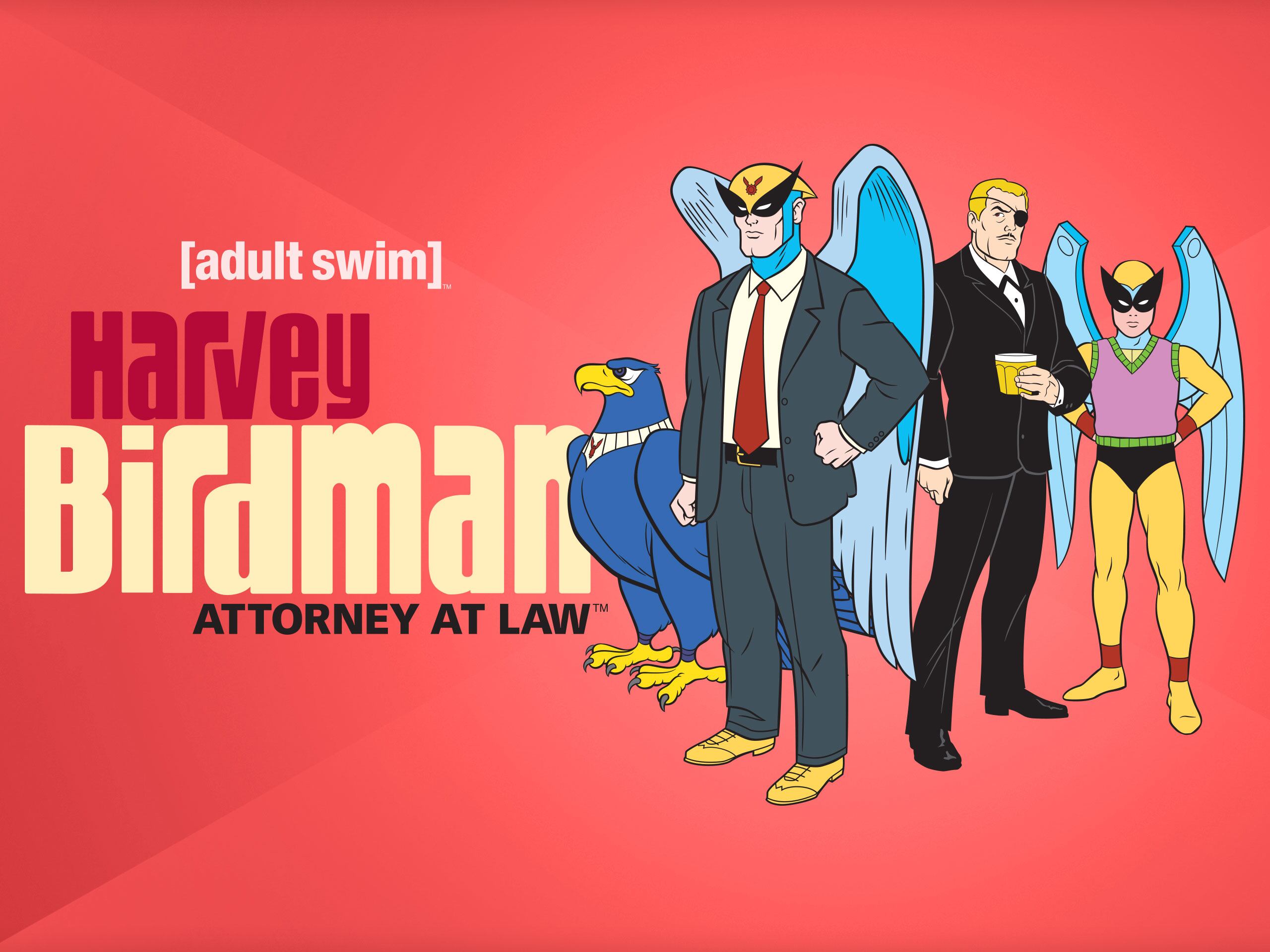Harvey Birdman, Abogado es una animación que pariodia a los personajes de Hanna Barbera