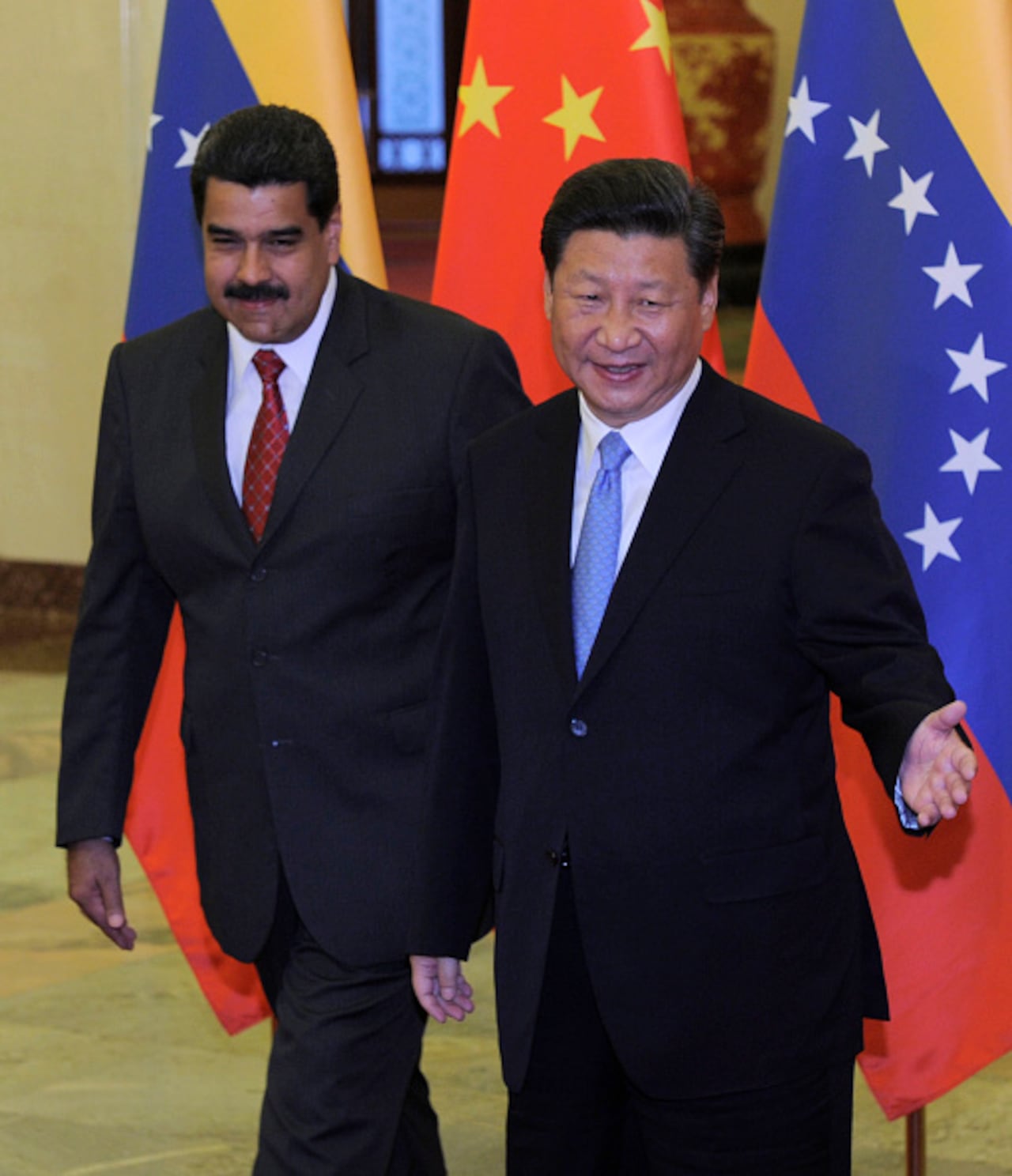 Nicolás Maduro y Xi Jinping. Imagen de archivo - 2015.