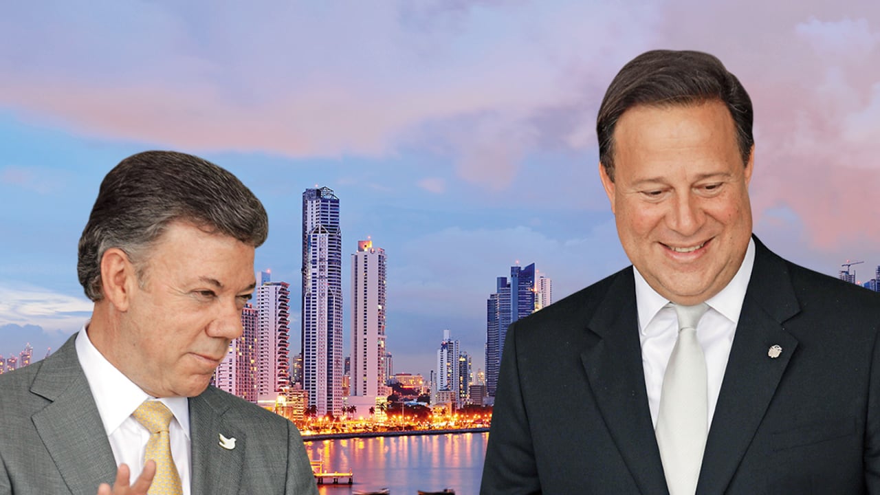 El presidente de Colombia, Juan Manuel Santos y el presidente de Panamá, Juan Carlos Varela, trataron de bajarle la temperatura al problema y ordenaron a sus ministros de Hacienda sentarse a dialogar.