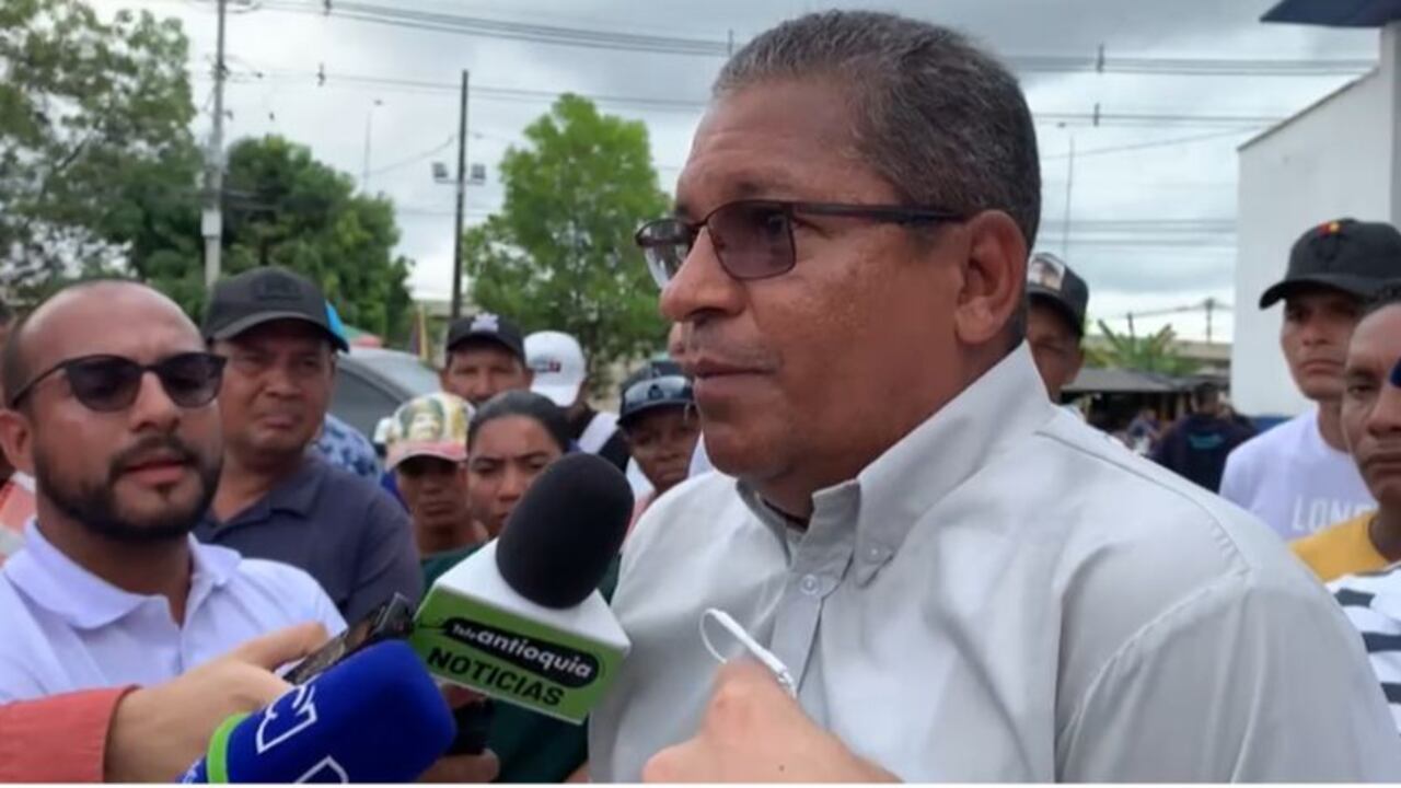 Saúl Bedoya, vocero de las protestas