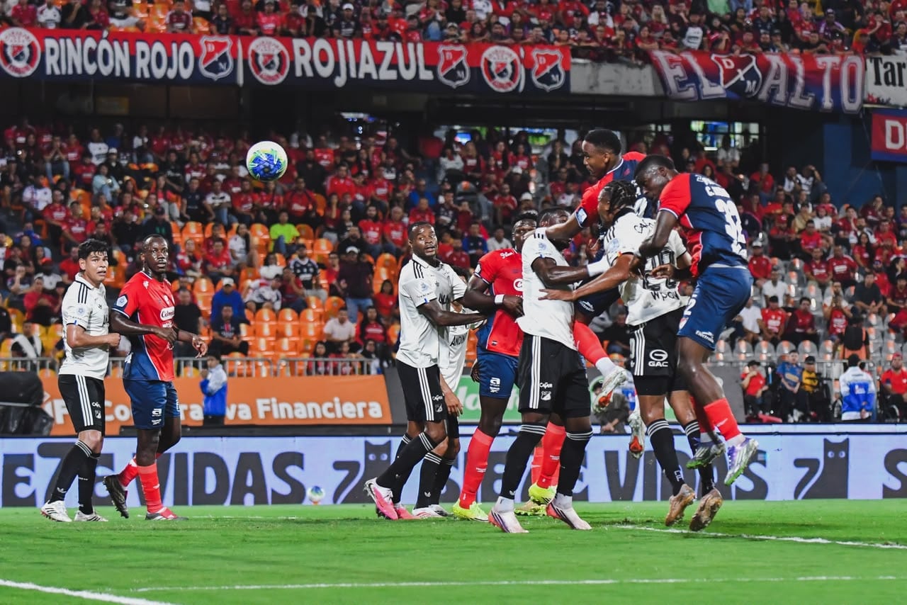 Imagen del empate 2-2 que tuvieron Medellín y Millonarios por Liga BetPlay.