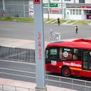 Estación TransMilenio que se amplía.