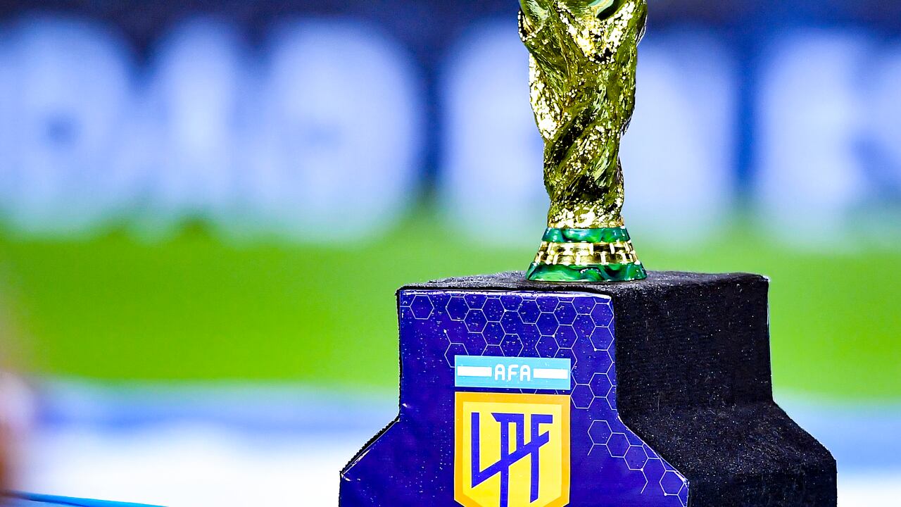 La Copa del Mundo fue exhibida en varios estadios de Argentina.