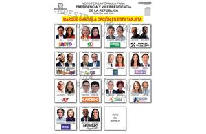 “Una tarjeta con las imágenes de cada uno de los candidatos no da lugar a ningún tipo de error por parte de la ciudadanía”, aseguró el registrador Hernán Penagos.