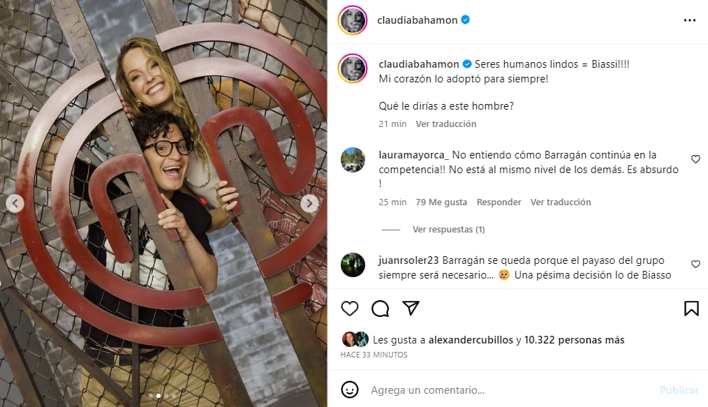 Foto: Instagram @caludiabahamon.