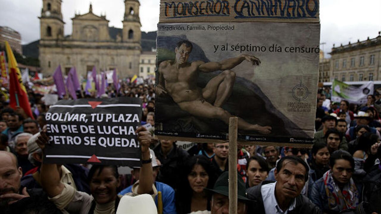 Plaza de Bolívar 13 de enero.