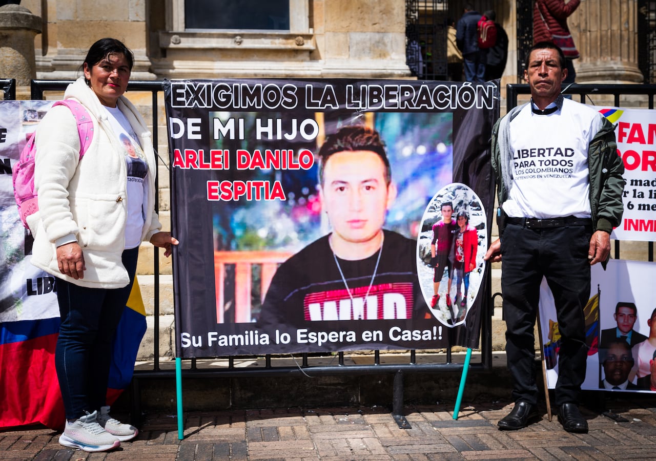Colombianos detenidos en Venezuela