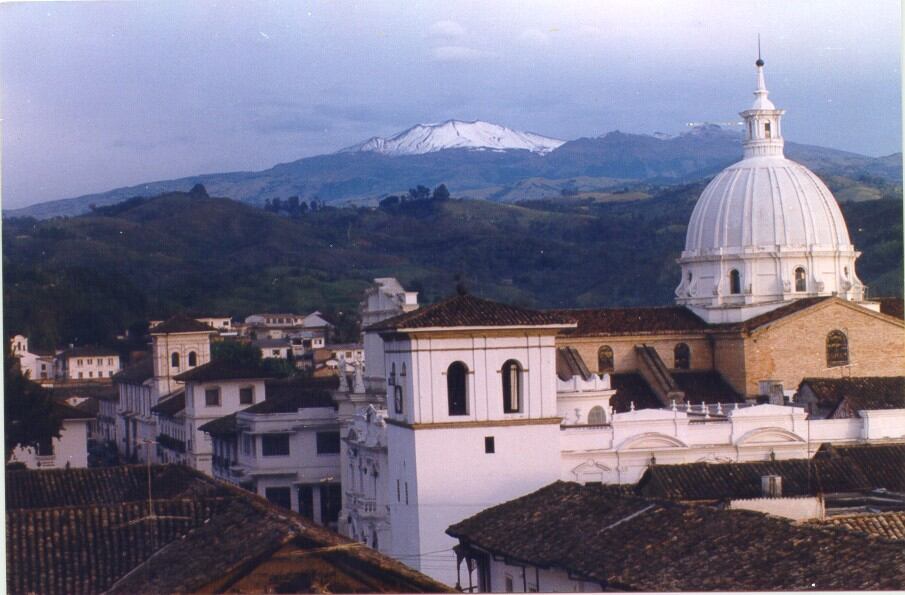 Panorámica de Popayán. 