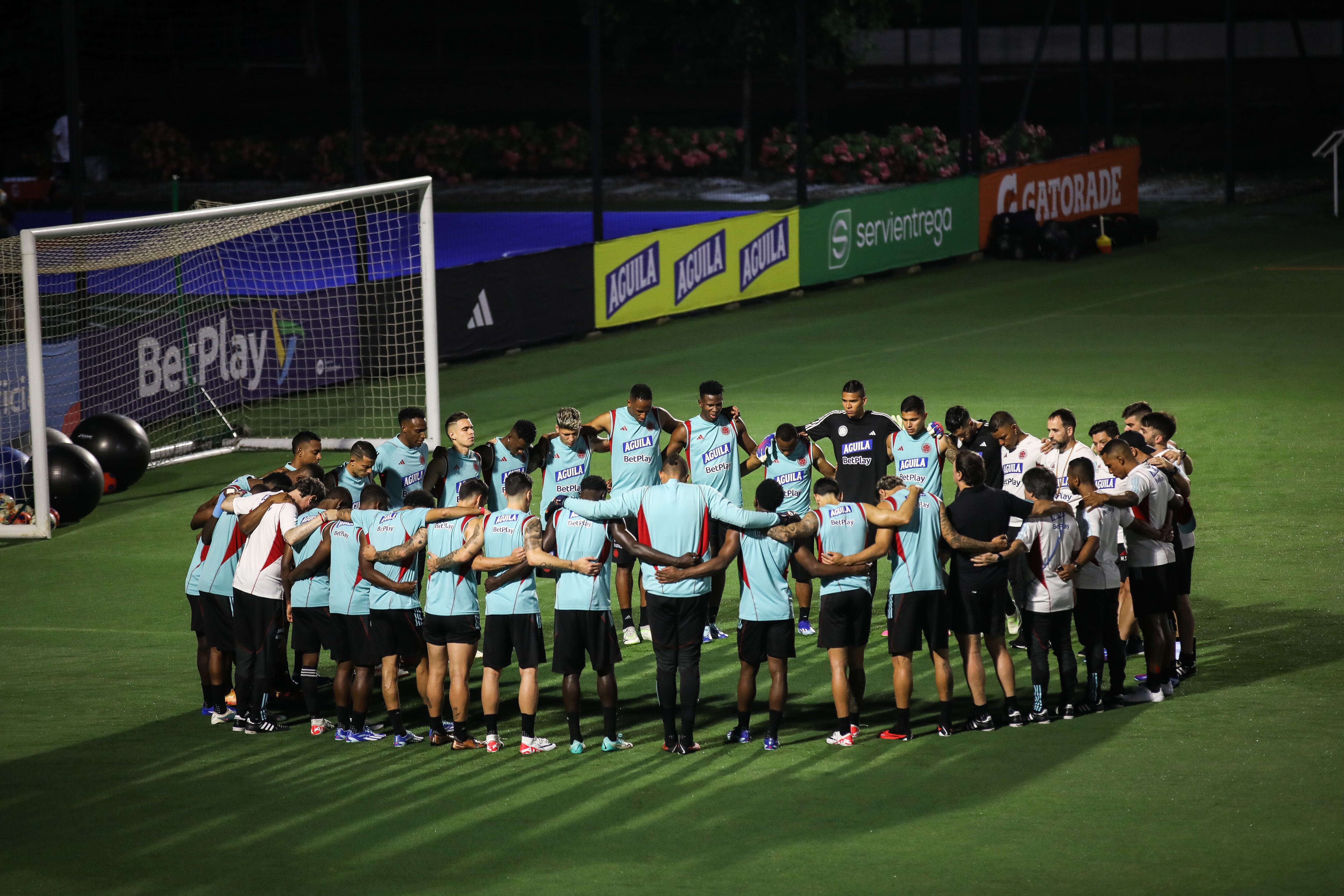 Entrenamiento selección Colombia