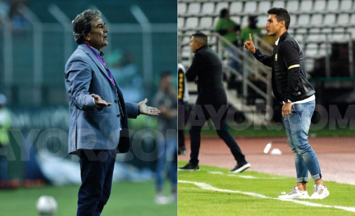 Jorge Luis Pinto y Lucas González tuvieron un cruce de palabras luego del partido por la fecha 5.