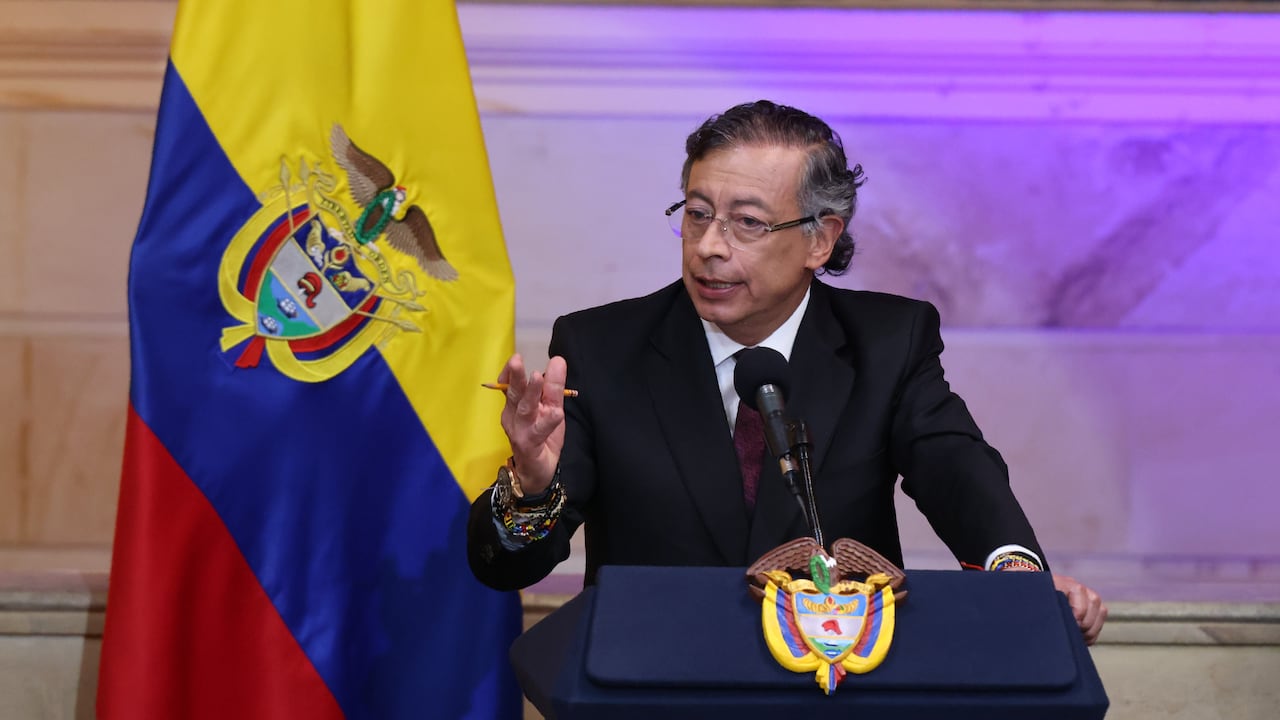 Presidente Gustavo Petro durante su discurso del 20 de julio de este 2026.