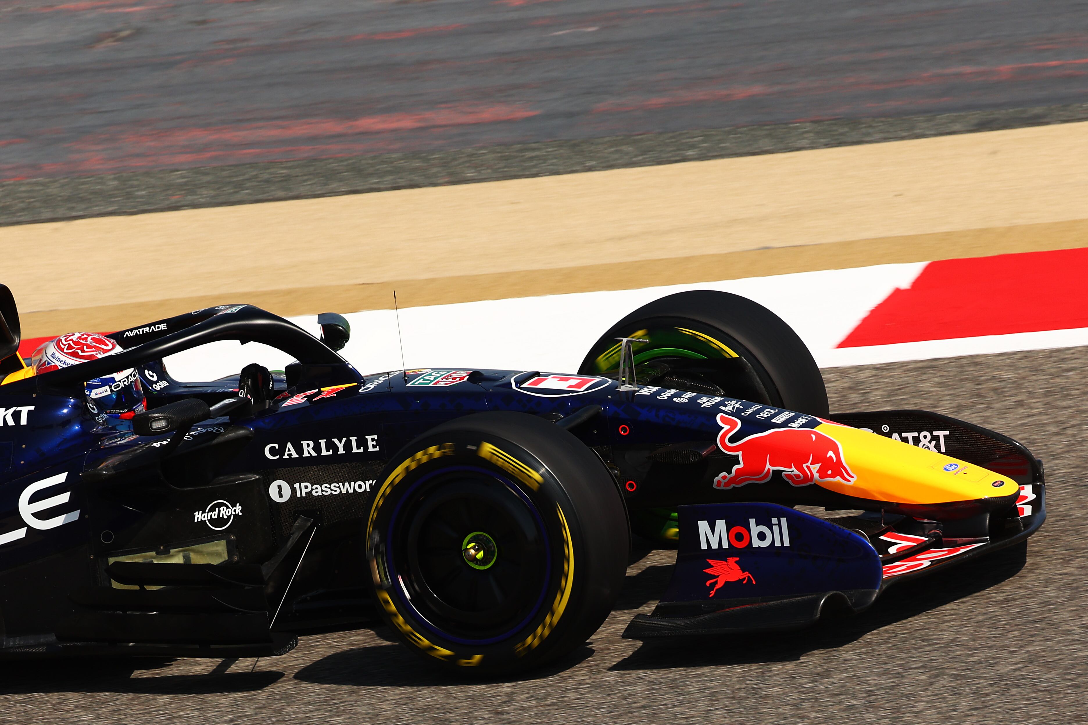 El Ford RB22 del Red Bull Oracle Racing en las pruebas de la F1 en Bahrain.