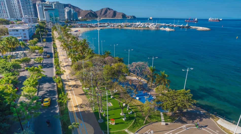 Bahía de Santa Marta. Imagen de referencia.