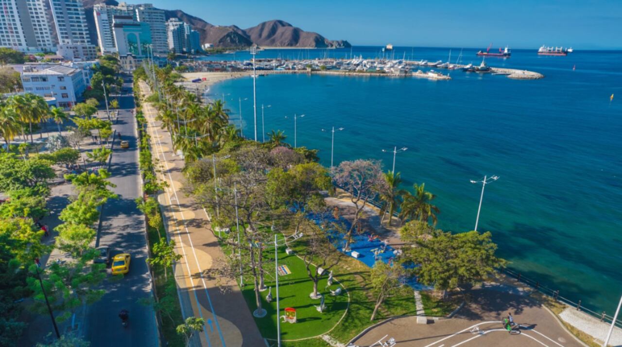 Bahía de Santa Marta. Imagen de referencia.