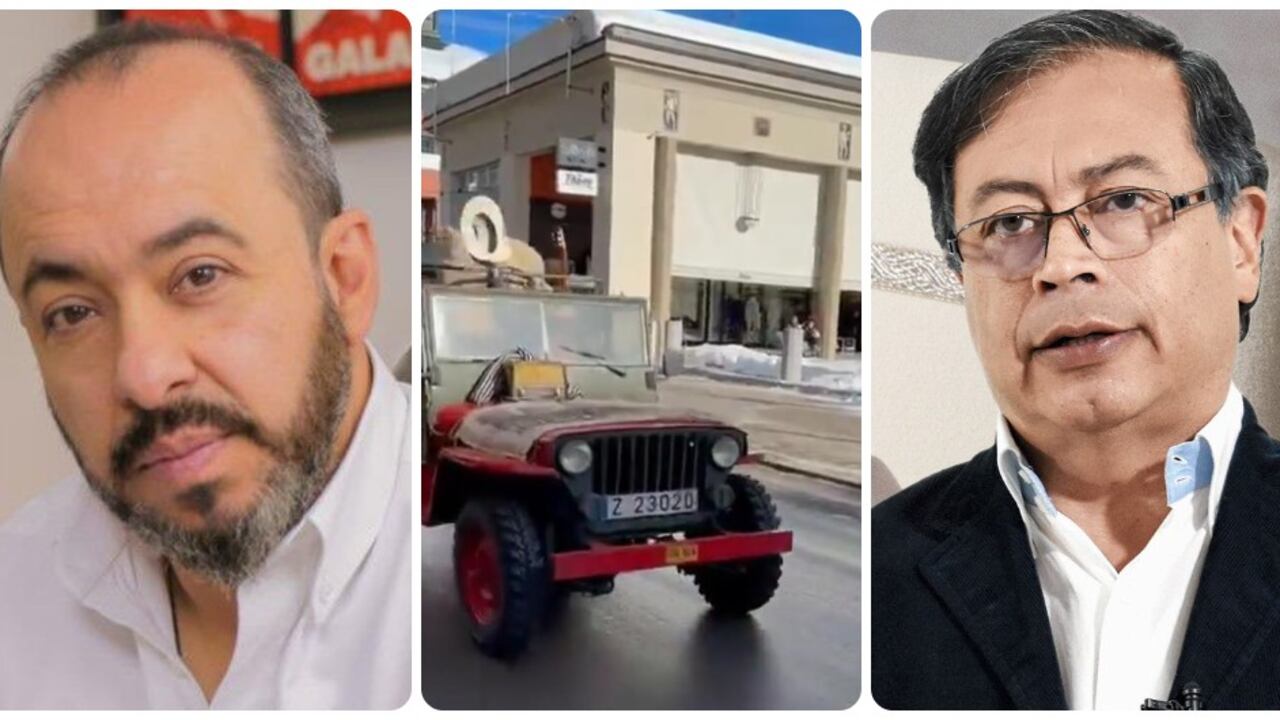 Germán Córdoba, el carro que rentó el Gobierno y Gustavo Petro.