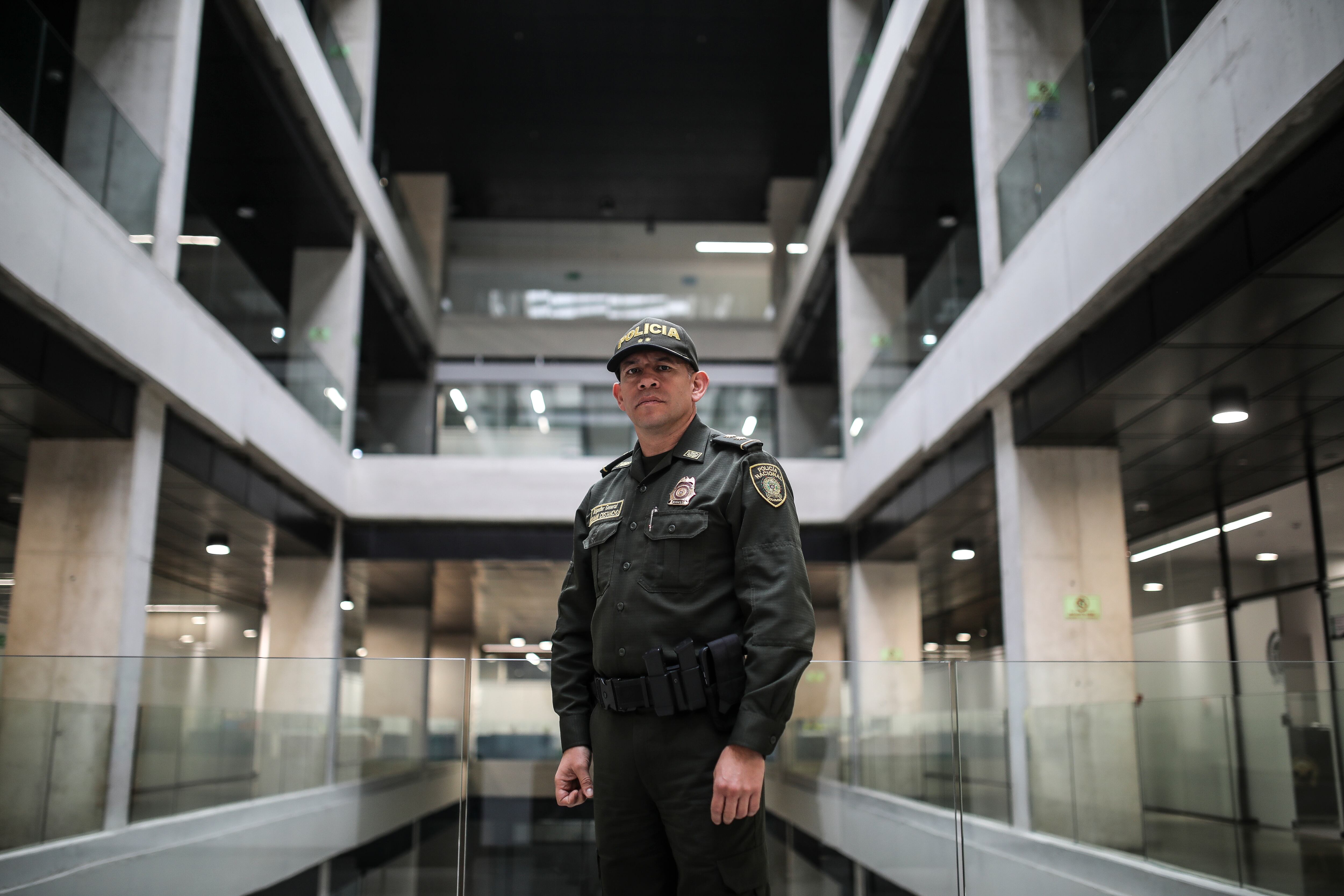 Brigadier General Giovanni Cristancho
comandante de la Policía de Bogotá