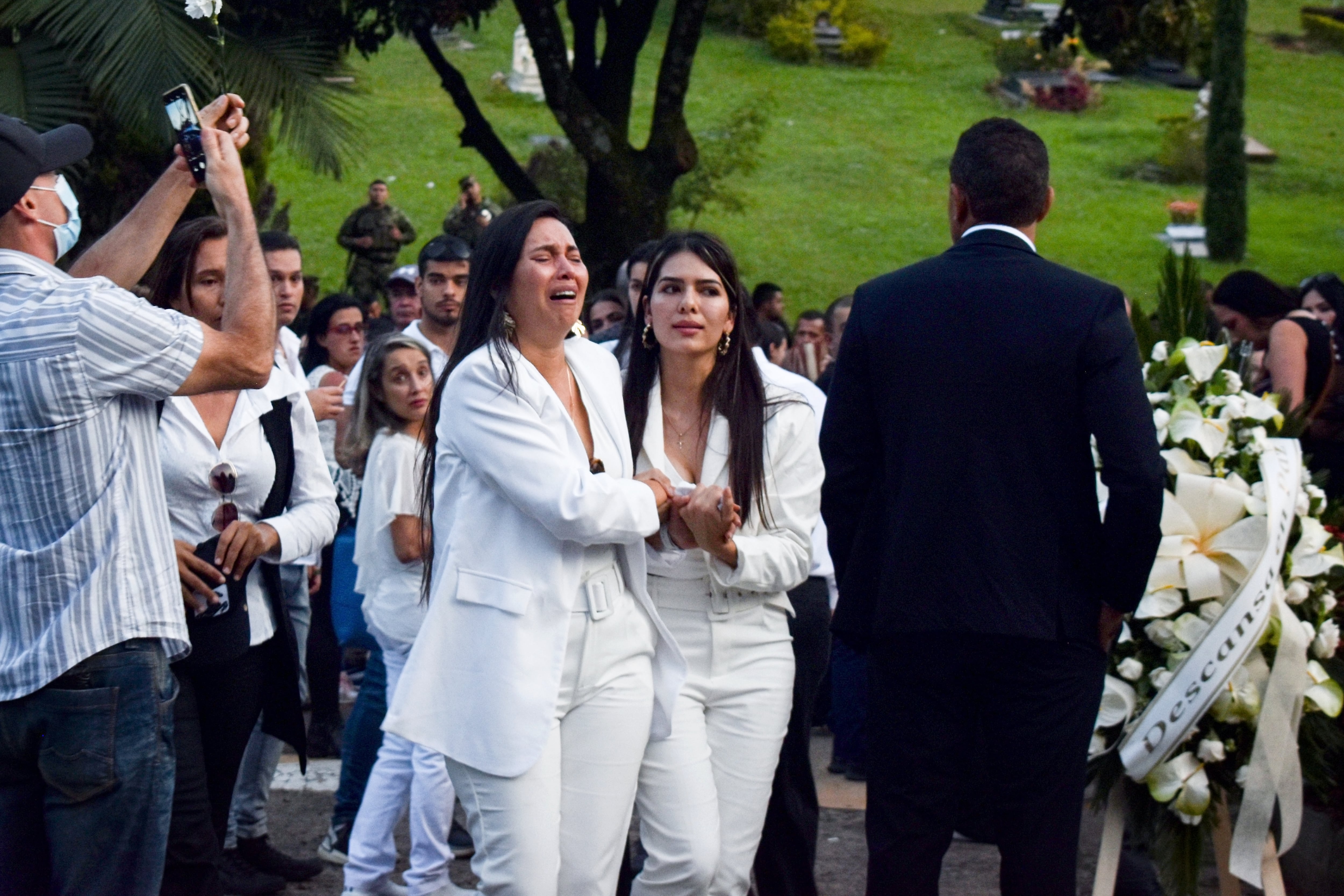 Johana Vargas, Exequias Darío Gómez