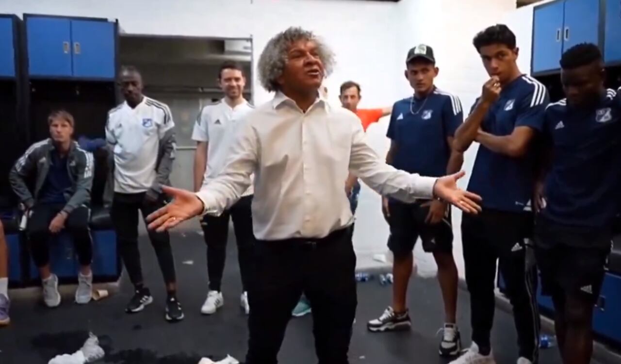 Alberto Gamero reprochó a Leonardo Castro en el camerino de Millonarios