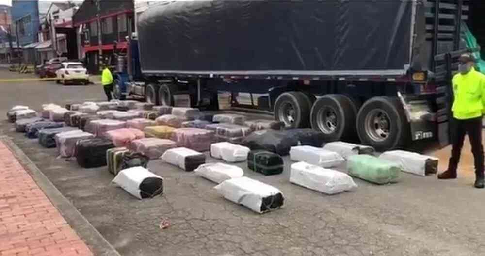 Cargamento de marihuana en Palmira, Valle del Cauca
