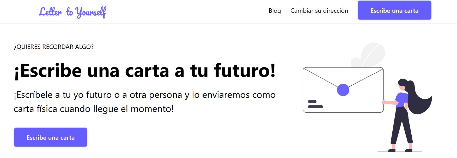 Cada usuario decide cuándo quiere recibir su mensaje, aunque la entrega puede variar unos días.