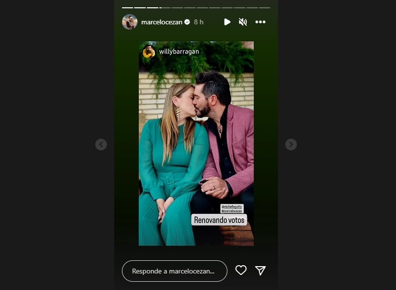 La pareja se volvió a casar luego de seis años de matrimonio