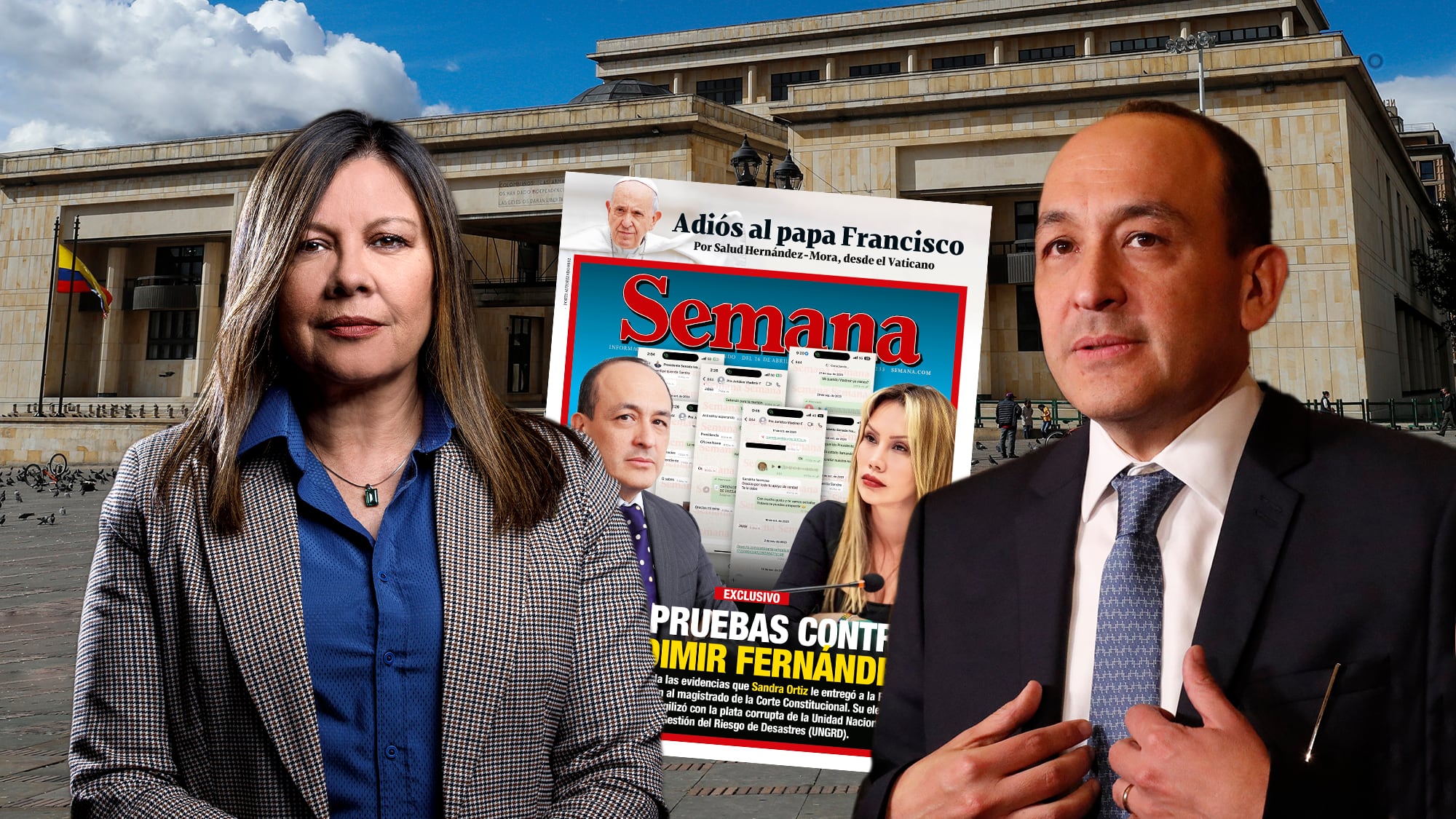 Palacio de Justicia magistrado Vladimir Fernández, la fiscal Luz Adriana Camargo
Portada  ed 2233