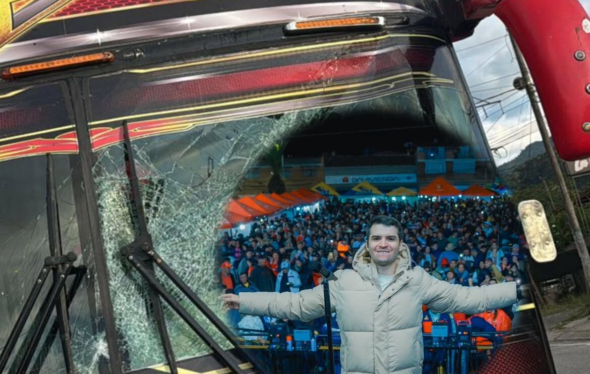 Bus de la agrupación musical de Jorge Antonio Oñate sufrió accidente de tránsito