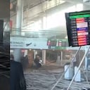 Destrucción del aeropuerto de Pereira tras el terremoto en Colombia.