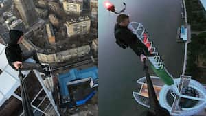 El fotógrafo cayó de un piso 68 de un complejo de torres en Hong Kong.