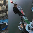 El fotógrafo cayó de un piso 68 de un complejo de torres en Hong Kong.