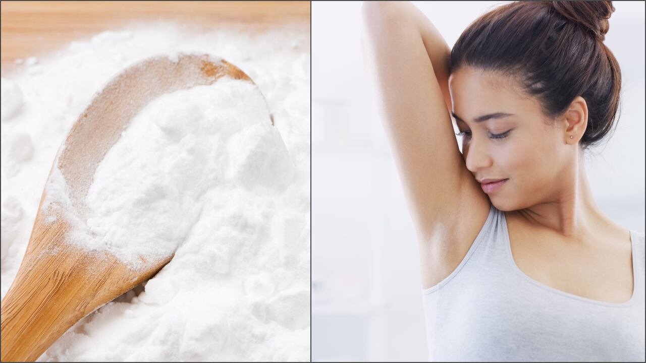 Bicarbonato de sodio para reducir el mal olo en las axilas