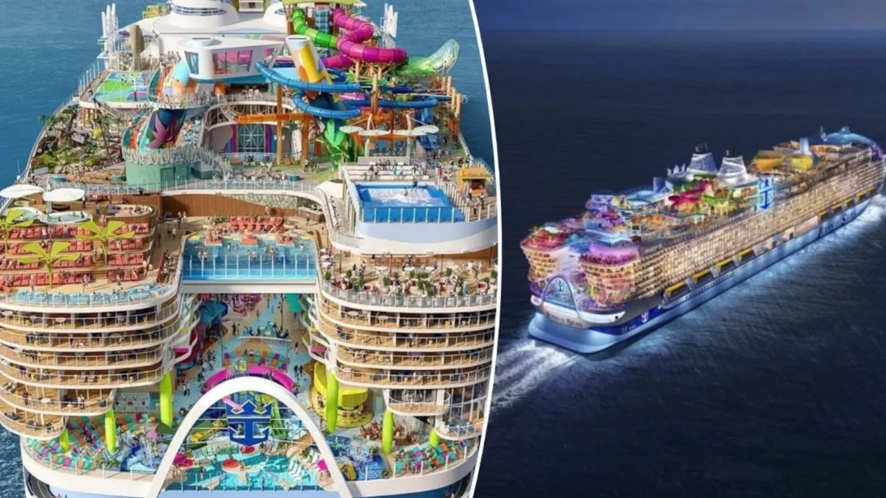 Icon of the Seas, el crucero cinco veces más grande que el Titanic.