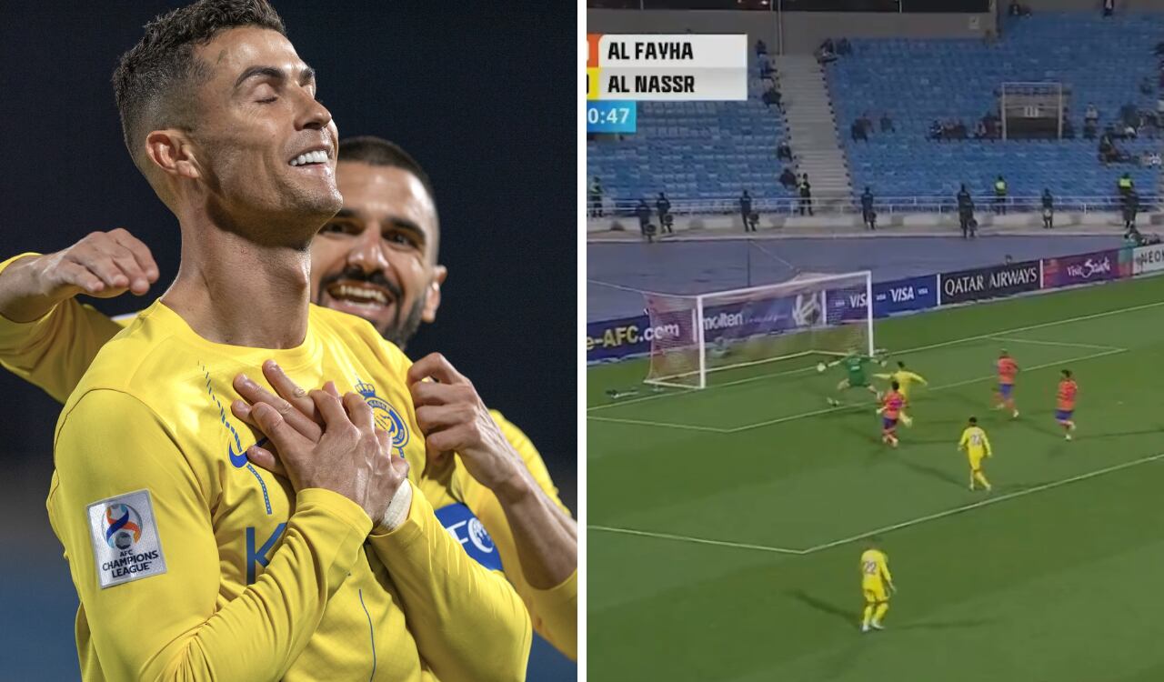 Cristiano Ronaldo marcó el primer gol del 2024 con Al-Nassr