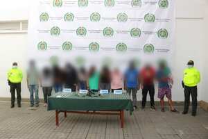 Desmantelan banda criminal en Cali