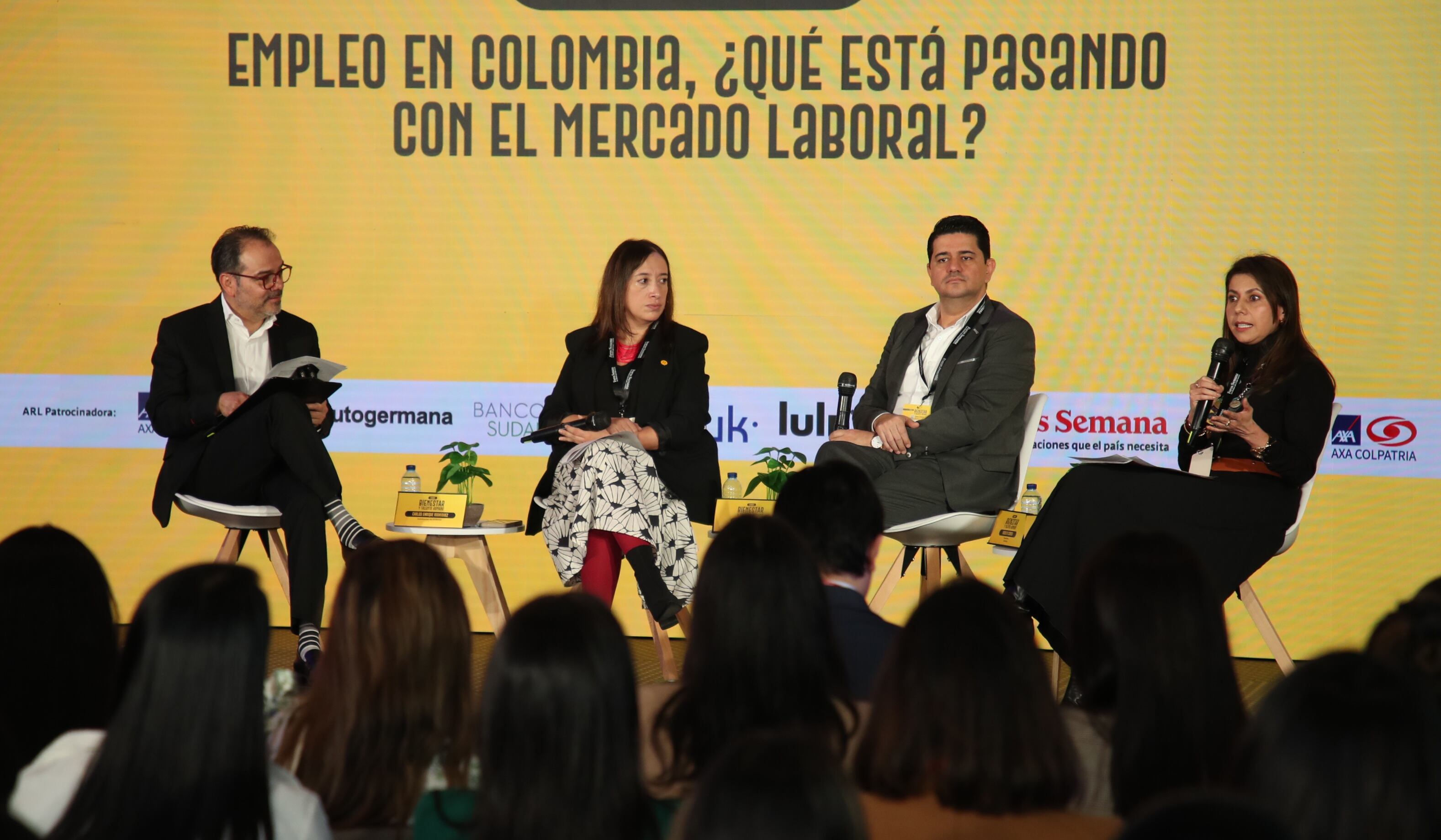 Cumbre de bienestar y talento humano 
Jueves 22 de mayo de 2025 de 9:00 a.m. a 04:30 p.m.

09:35 a.m. - 10:25 a.m. PANEL | Empleo en Colombia, ¿qué está pasando con el mercado laboral?

●	Andrea Ramírez Pisco Subdirectora del DANE
●	Rodolfo Correa  Presidente de Acopi
●	Sandra Milena Chacón 
Decana de la Escuela de Administración de la Universidad del Rosario

Modera: Carlos Enrique Rodríguez 
Subdirector de Semana