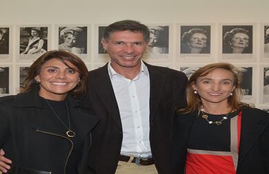 Ana Karina Quessep, Andrés Mejía y Paola Durán.