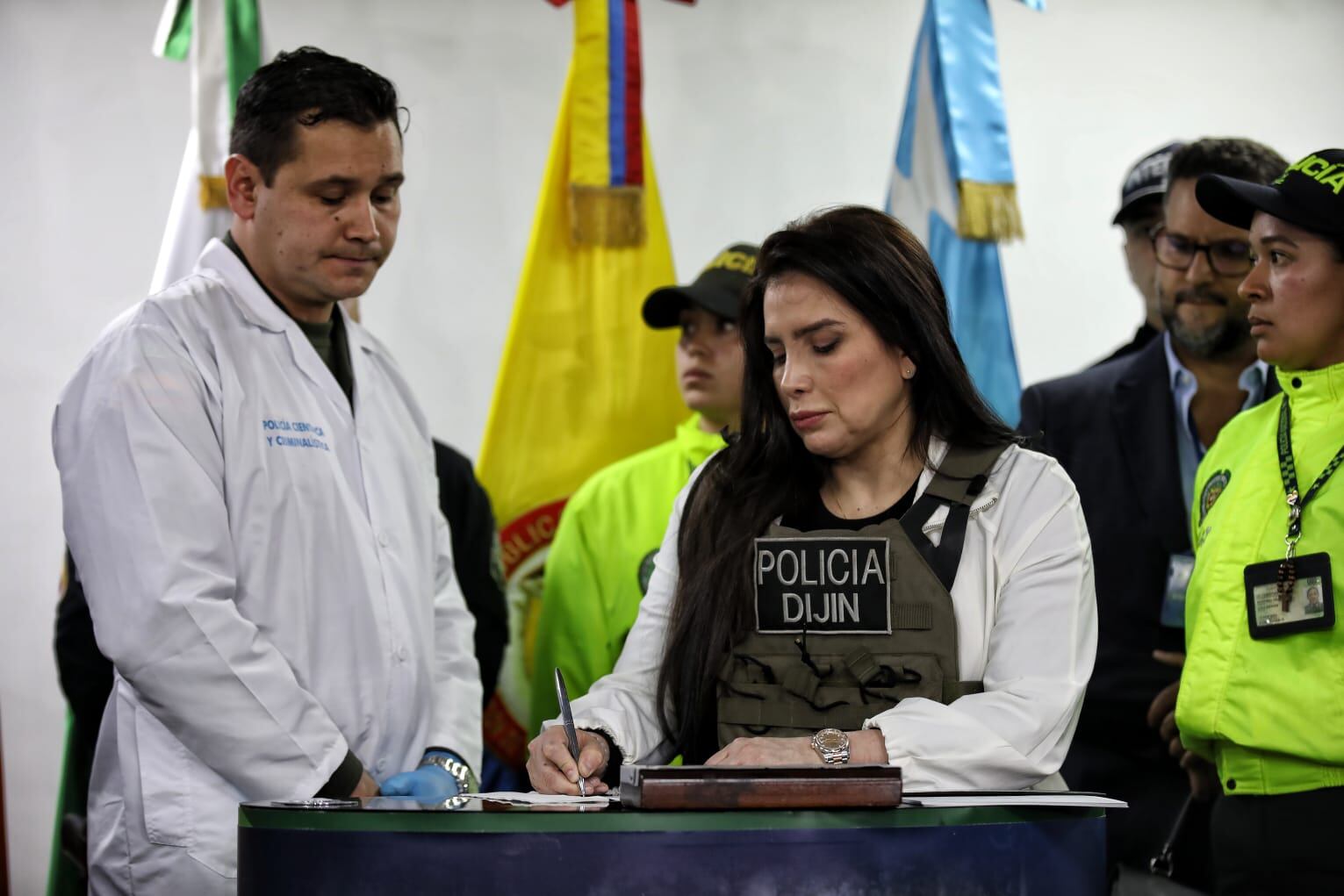 Aida Merlano  llegada su deportación de Venezuela