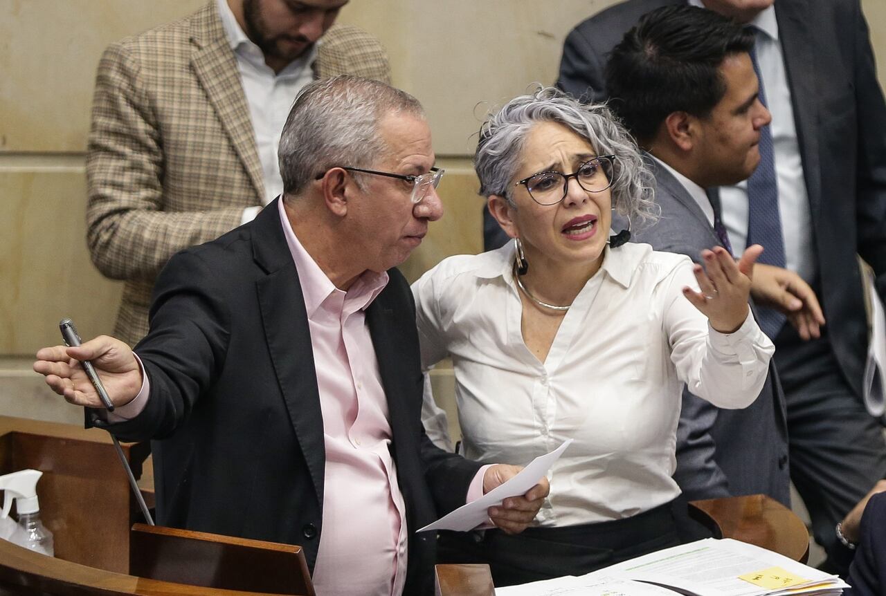 Roy Barreras y María José Pizarro