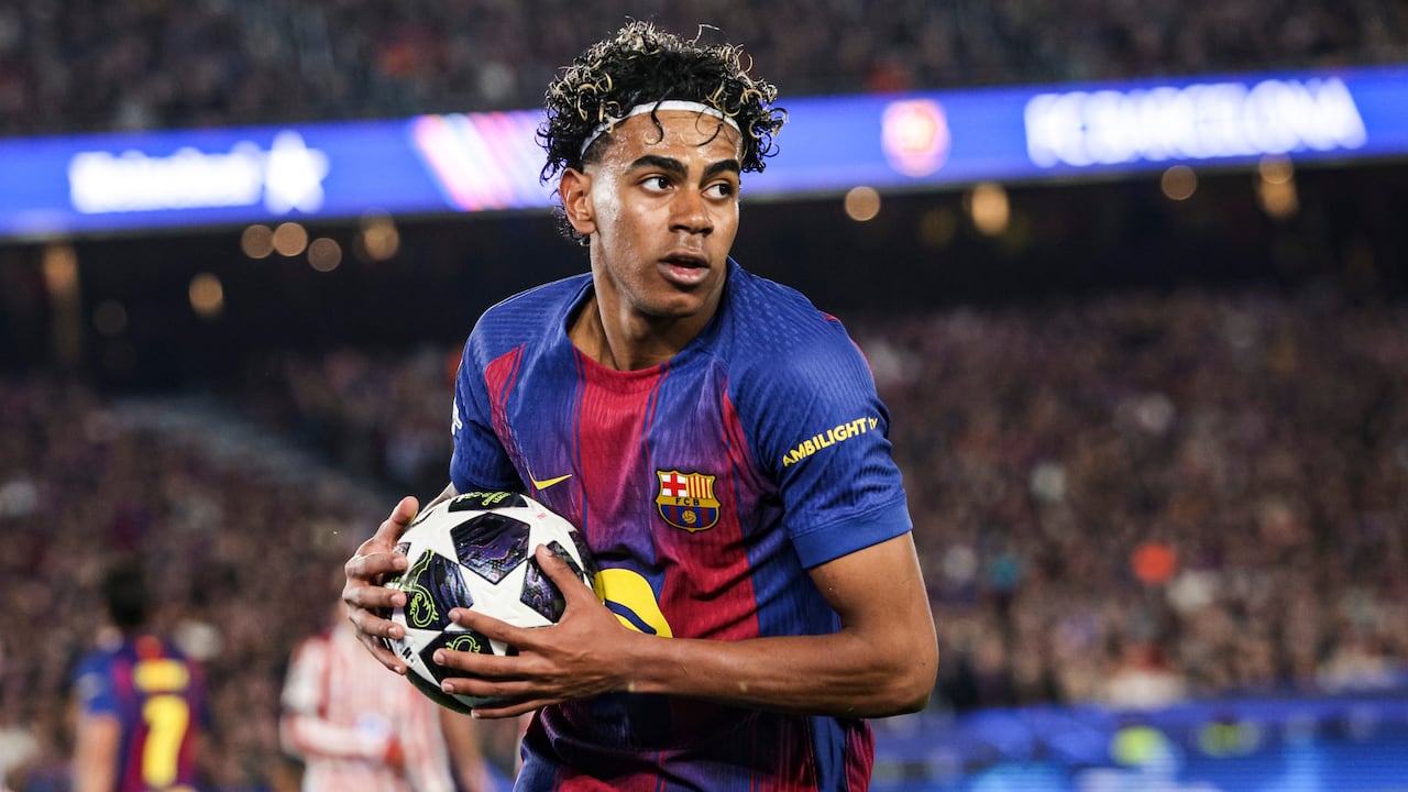 Lamine Yamal le anotó a Atlético Madrid en la vuelta de cuartos de final de Champions League