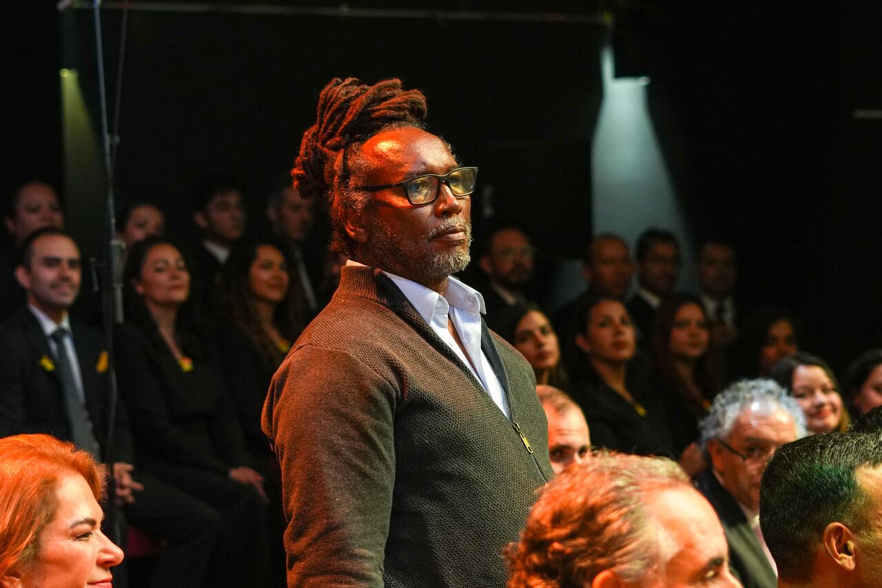 Febrero 27 de 2025. Presentación del nuevo gabinete del Presidente Gustavo Petro en el teatro Delia Zapata. En la foto Carlos Rosero, Ministro de la Igualdad